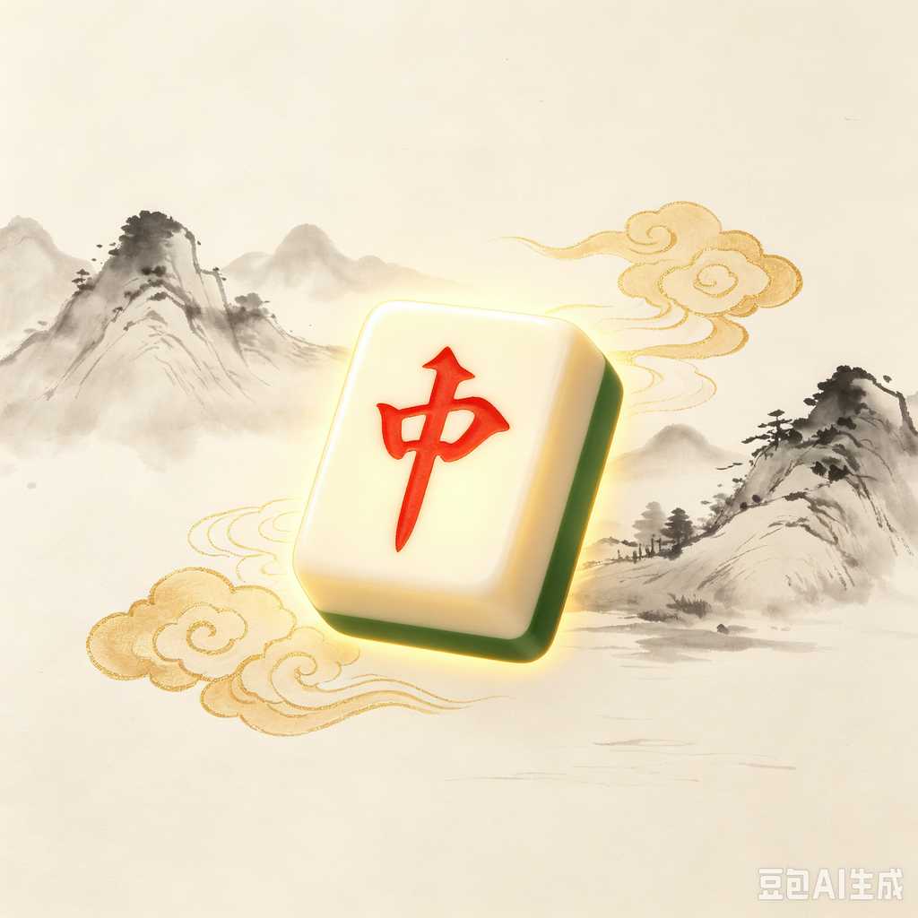 unique color mahjong tiles design